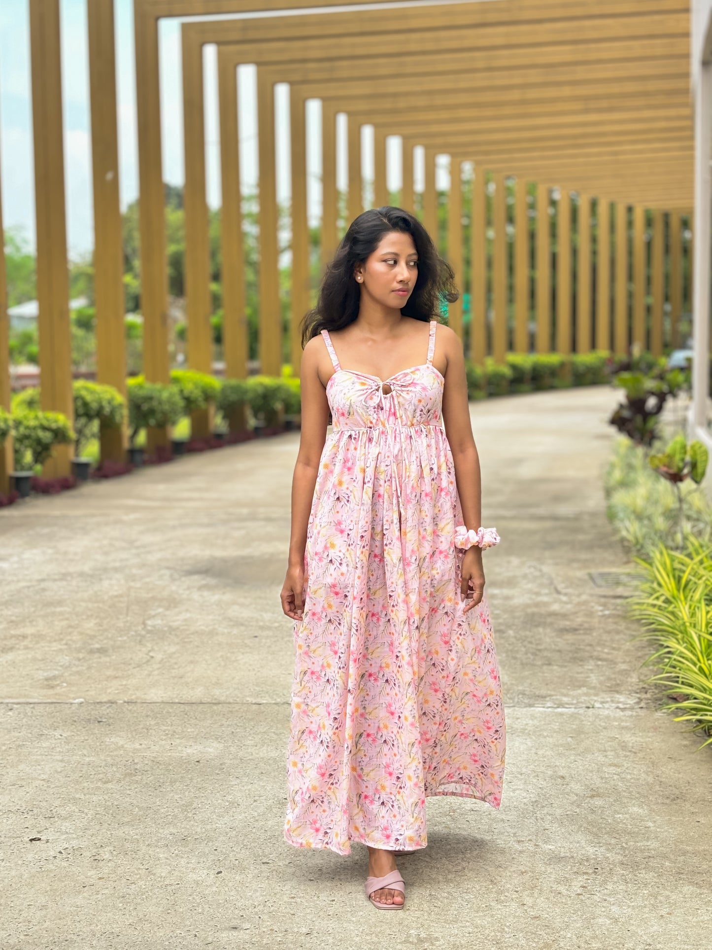 Pink in Nature- maxi dress