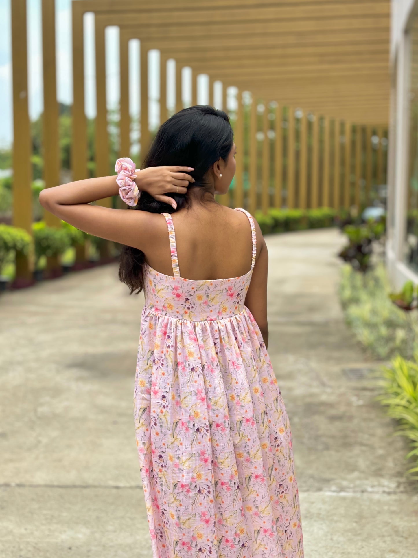 Pink in Nature- maxi dress