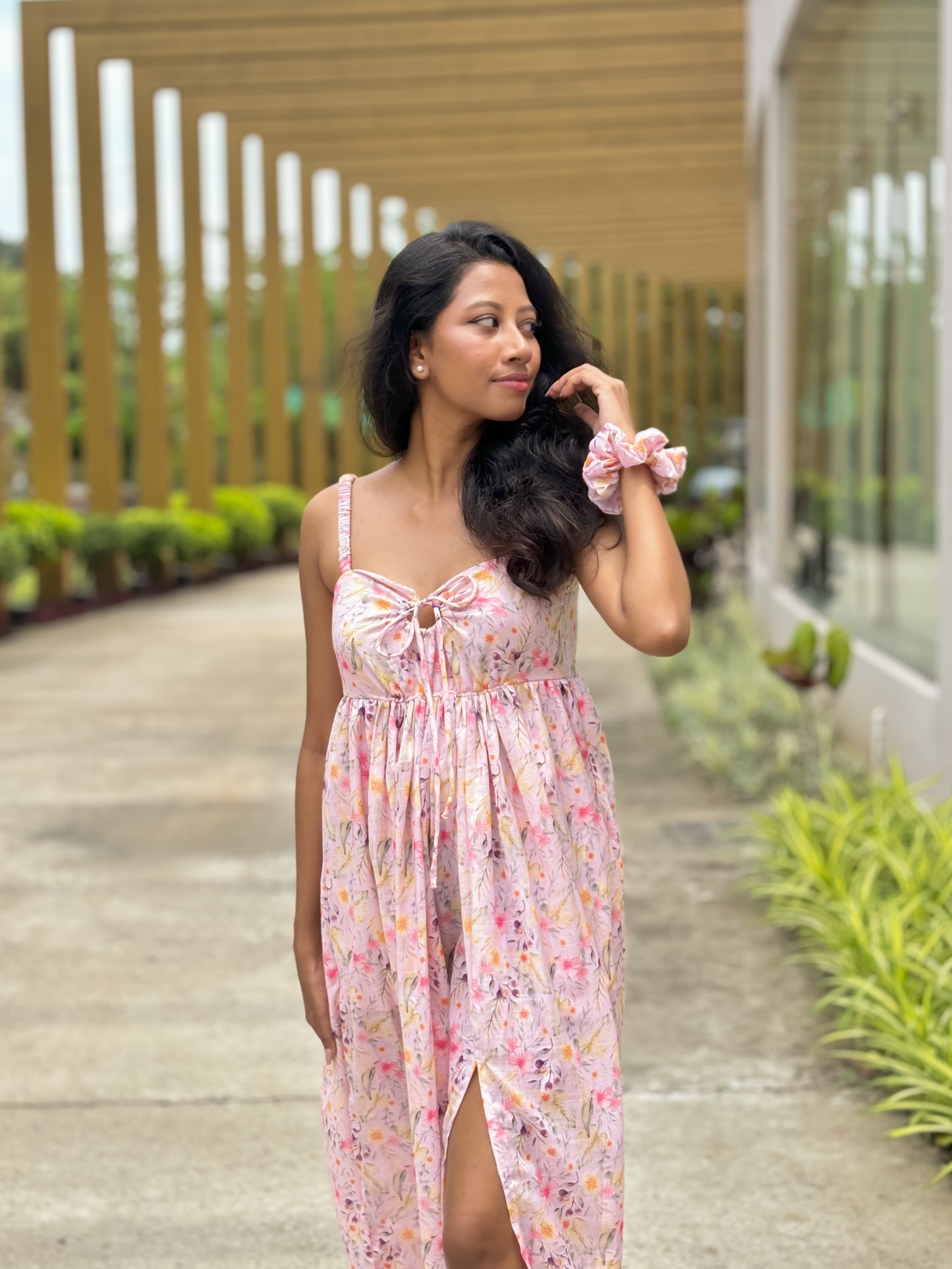 Pink in Nature- maxi dress