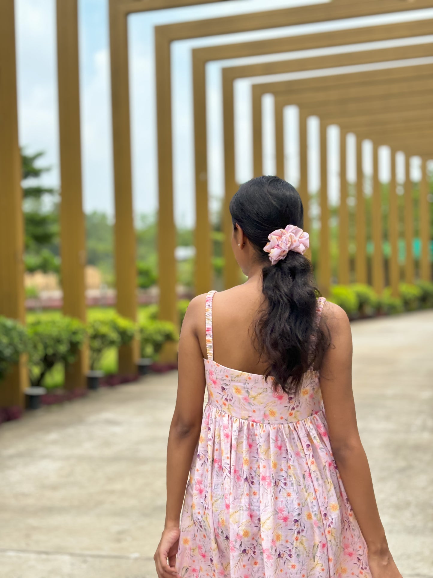 Pink in Nature- maxi dress