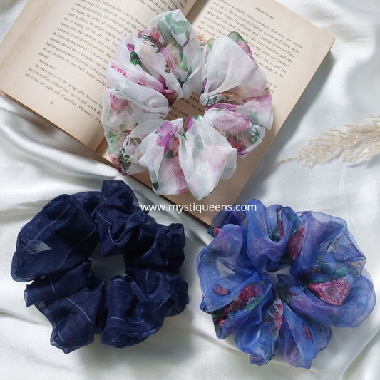 Organza XL Scrunchies Combo 8