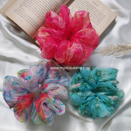 Organza XL Scrunchies Combo 7