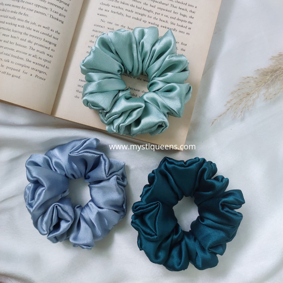 Satin Standard size Scrunchies Combo 2