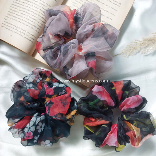 Organza XL Scrunchies Combo 5