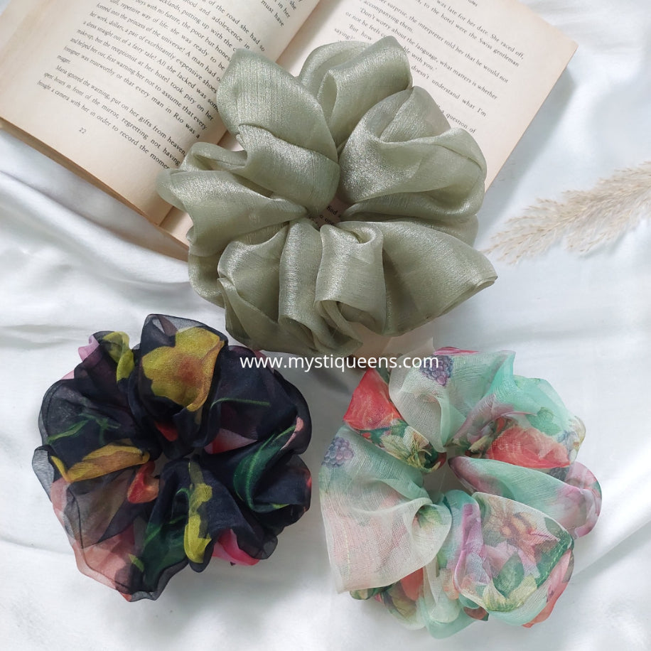 Organza XL Scrunchies Combo 1